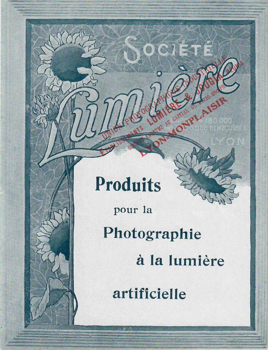 UPI - Catalogue des Produits pour la Photographie en lumiere artificielle - 1905-1911