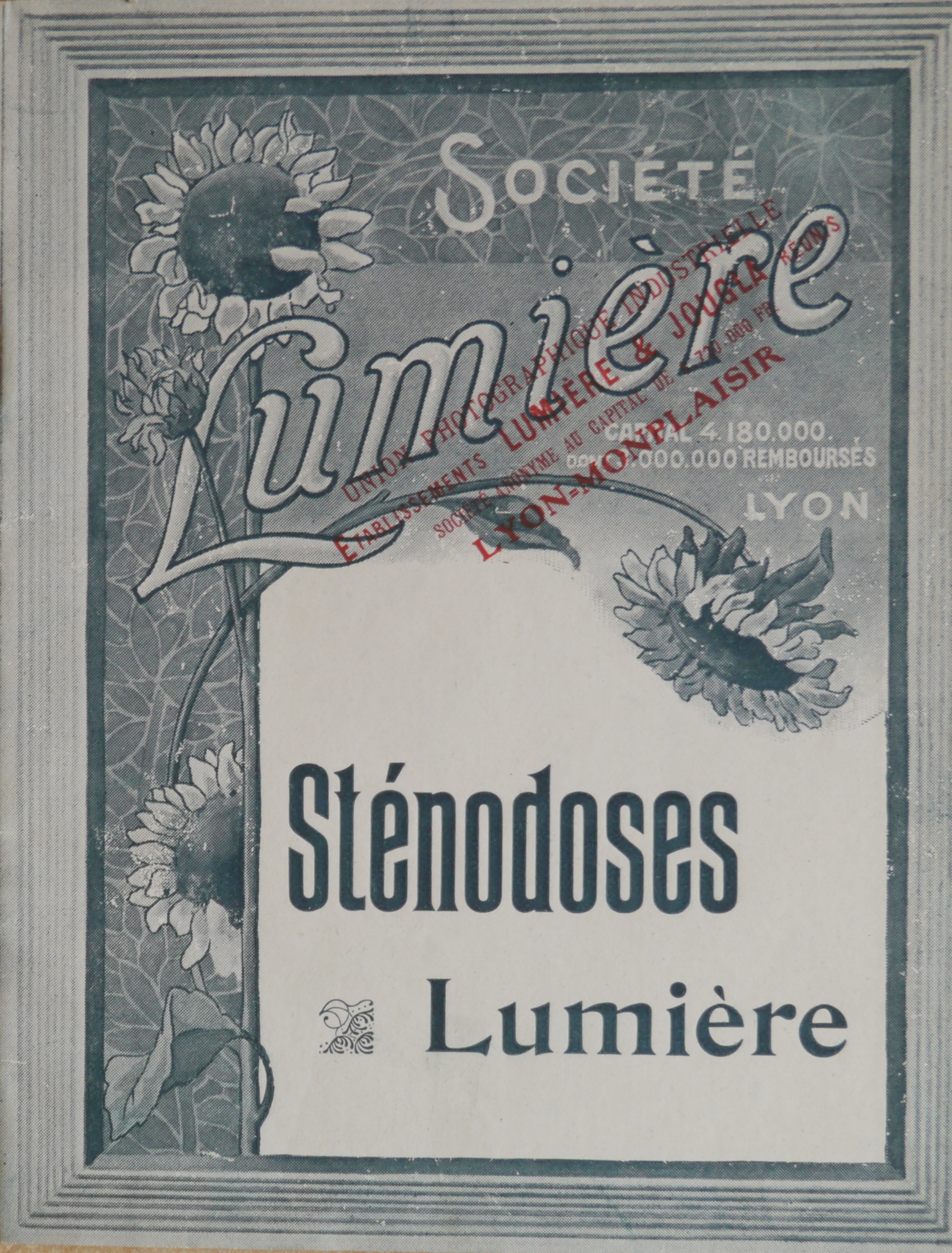 UPI - Catalogue des Sténodoses - 1905-1911