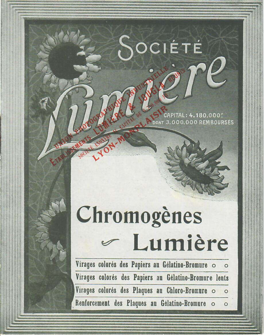 UPI - Catalogue des Chromogènes et Virages - 1905-1911