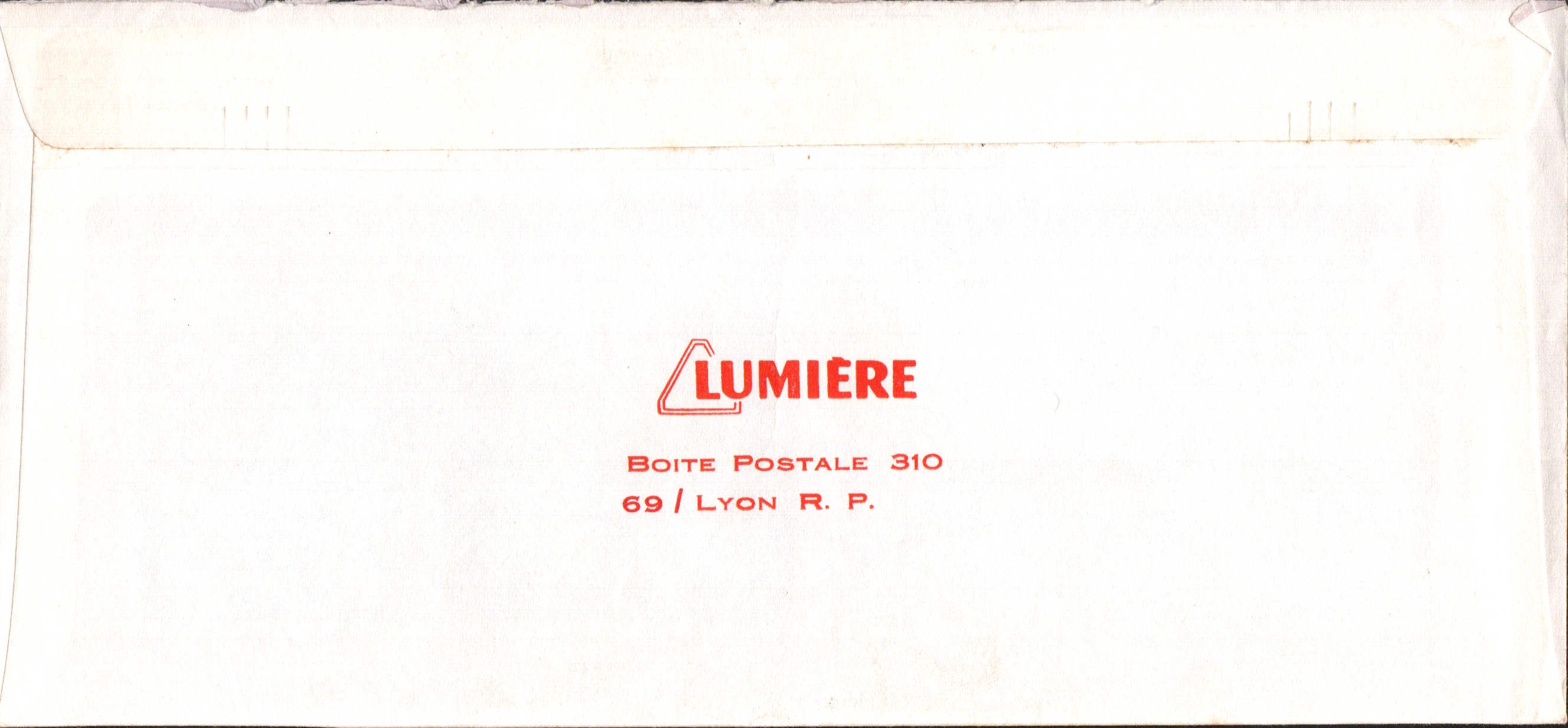 Enveloppe - 12 mai 1967 - verso