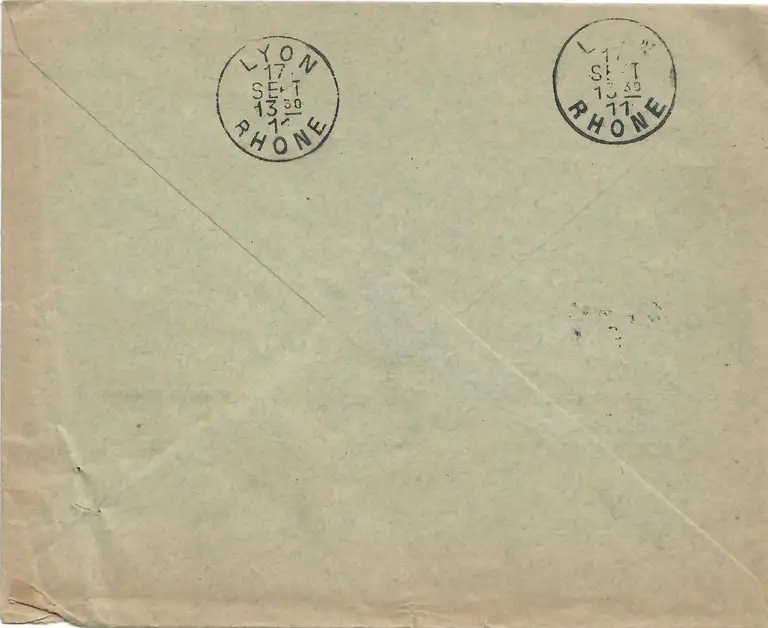 Enveloppe de courrier - 16 septembre 1911