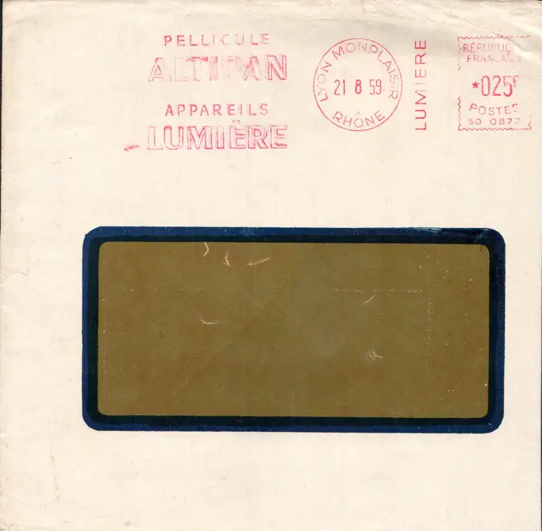 1959-08-19 - Enveloppe recto