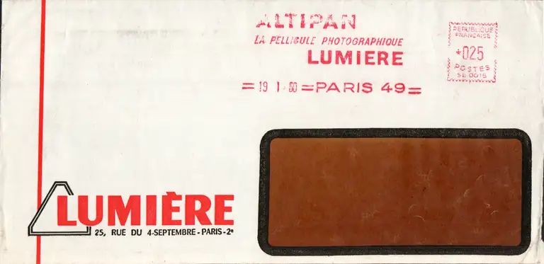 1960-01-18 - Enveloppe