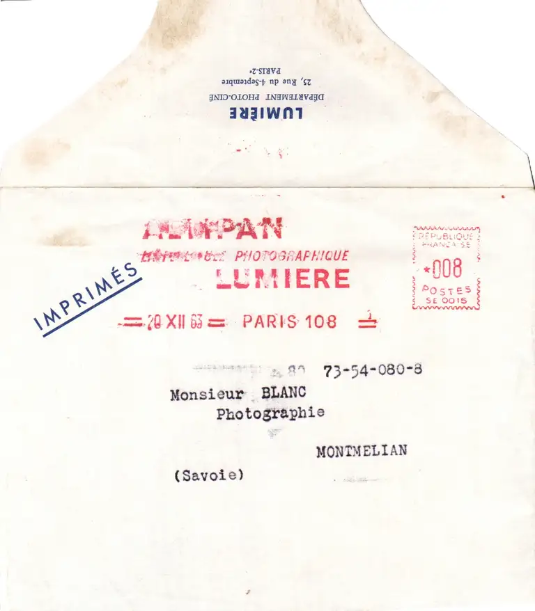1963-12 - Enveloppe