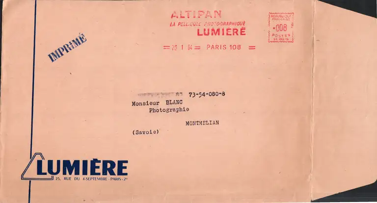 1964-01 - Enveloppe