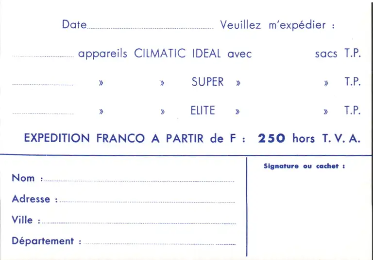 Société Lumière - Courrier 24 mai 1967 - Carte réponse verso