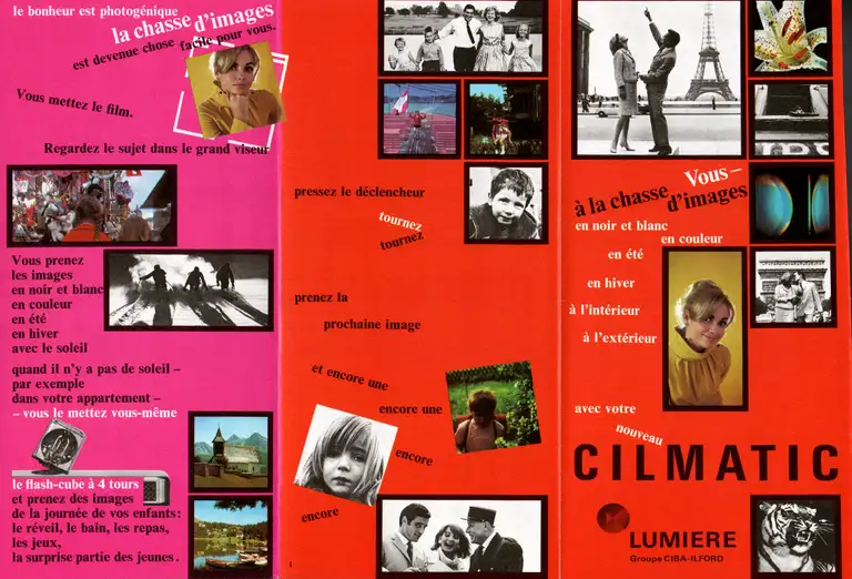 Société Lumière - Courrier 24 mai 1967 - Dépliant Cilmatic recto