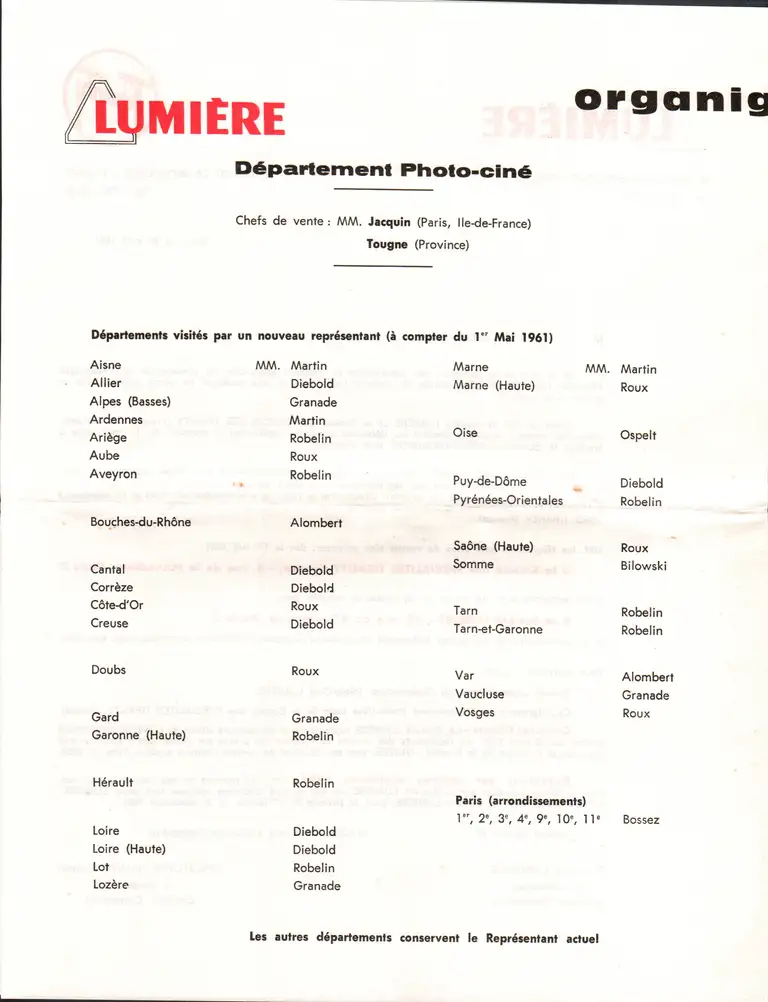 Lumière Tiranty 1961-04-28 verso 2