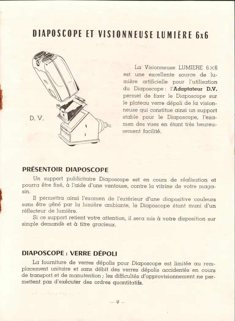 1958-03 - Lumière Informations n°1 - page 9