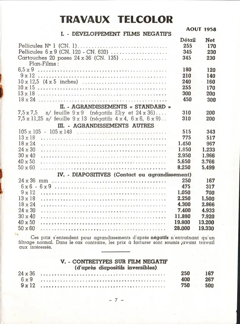 Lumière Informations n°2 - juillet 1958 - 11