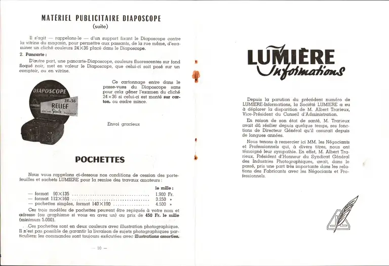 Lumière Informations n°2 - juillet 1958 - 6