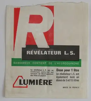 Révélateur R.S., dose pour 1 litre