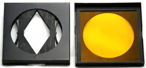 SA Plaques et Papiers Photo A Lumière et ses Fils - Porte Ecran n°4 9x9cm et son Ecran Spécial pour Plaques Autochromes n°4