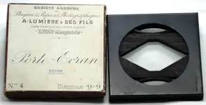 SA Plaques et Papiers Photo A Lumière et ses Fils - Porte Ecran n°4 9xcm