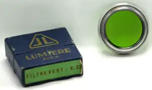 Sté Lumière - Filtre Vert V 33