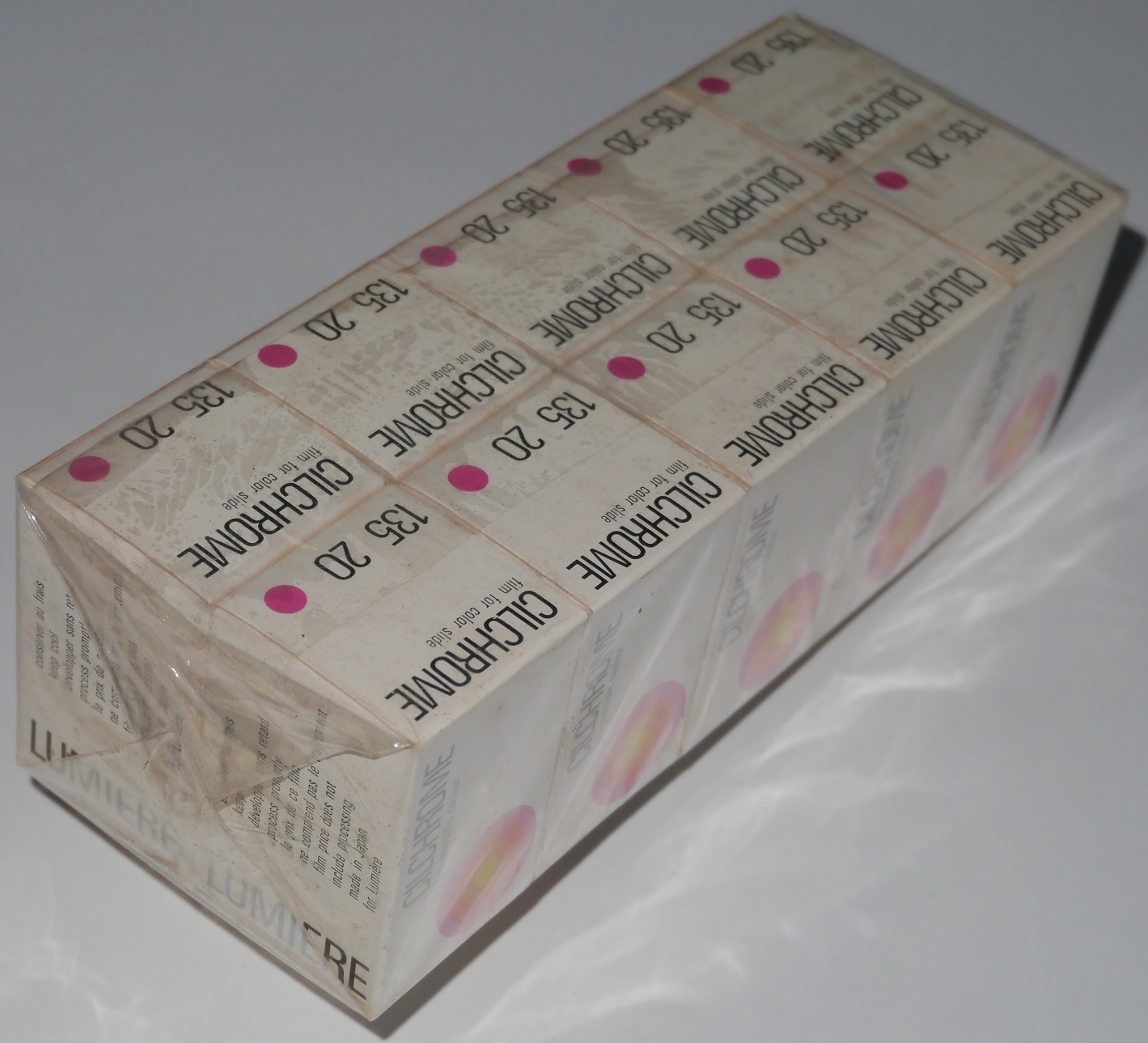 Packe de 10 boîtes de CILChrome 135 - format 24x36 mm - 20-poses - expire en mai