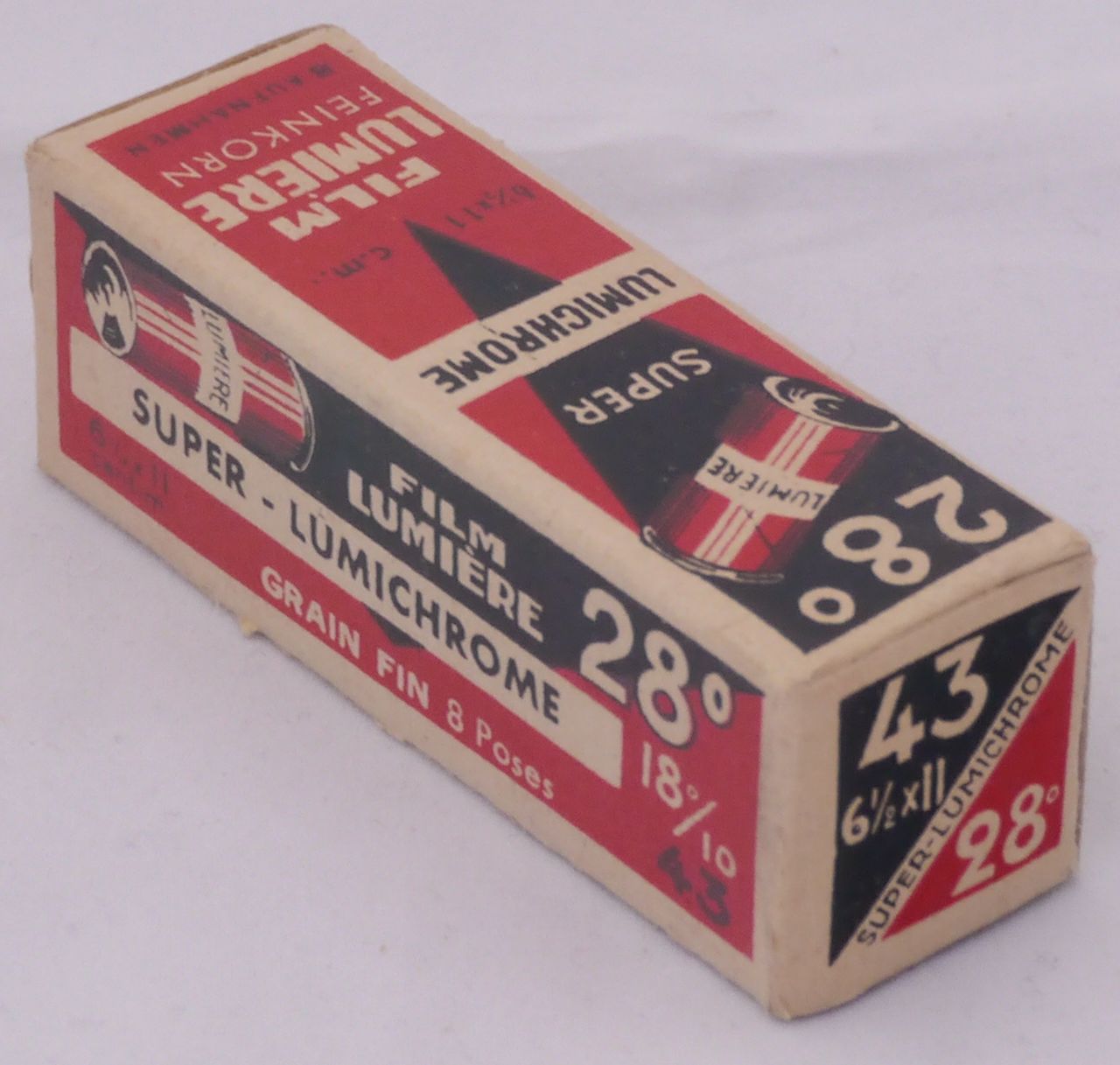 Super-Lumichrome 28° n°43 - format 6,5x11 cm - expire en 1950