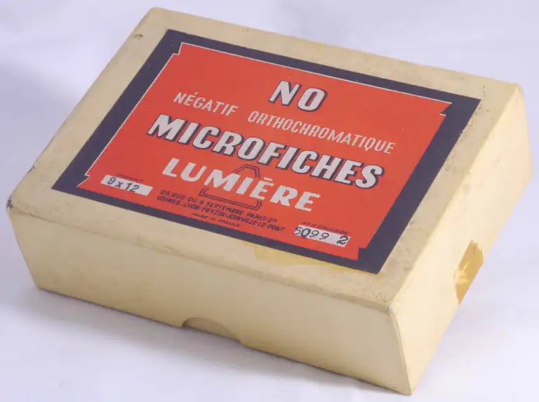 NO - Négatif Orthochromes Microfiches - format 9x12 cm