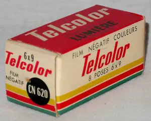 Telcolor CN620 - format 6x9 cm - 8 poses - expire en juillet 1957