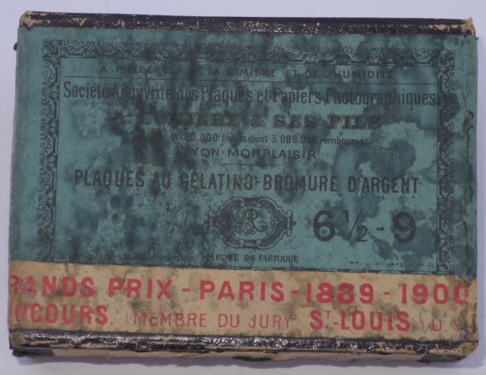 Plaque Etiquette bleue - format 6,5x9 cm