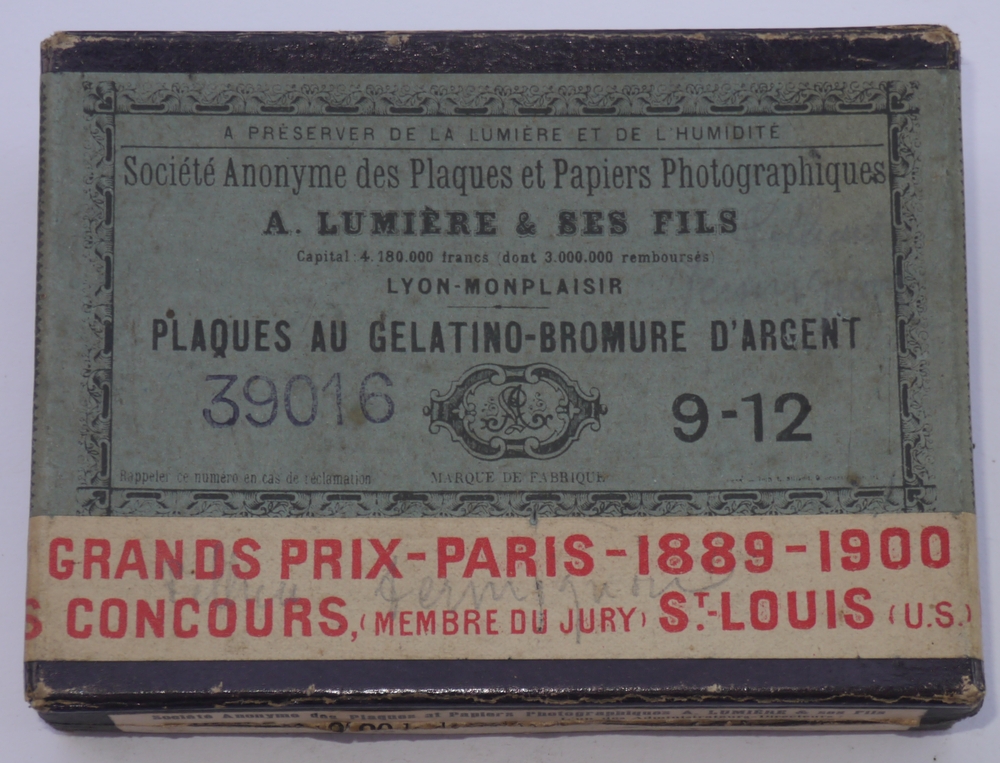 Plaque Etiquette bleue - format 9x12 cm