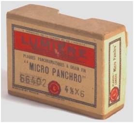 Plaque Micro-Panchro - format 4,5x6 cm