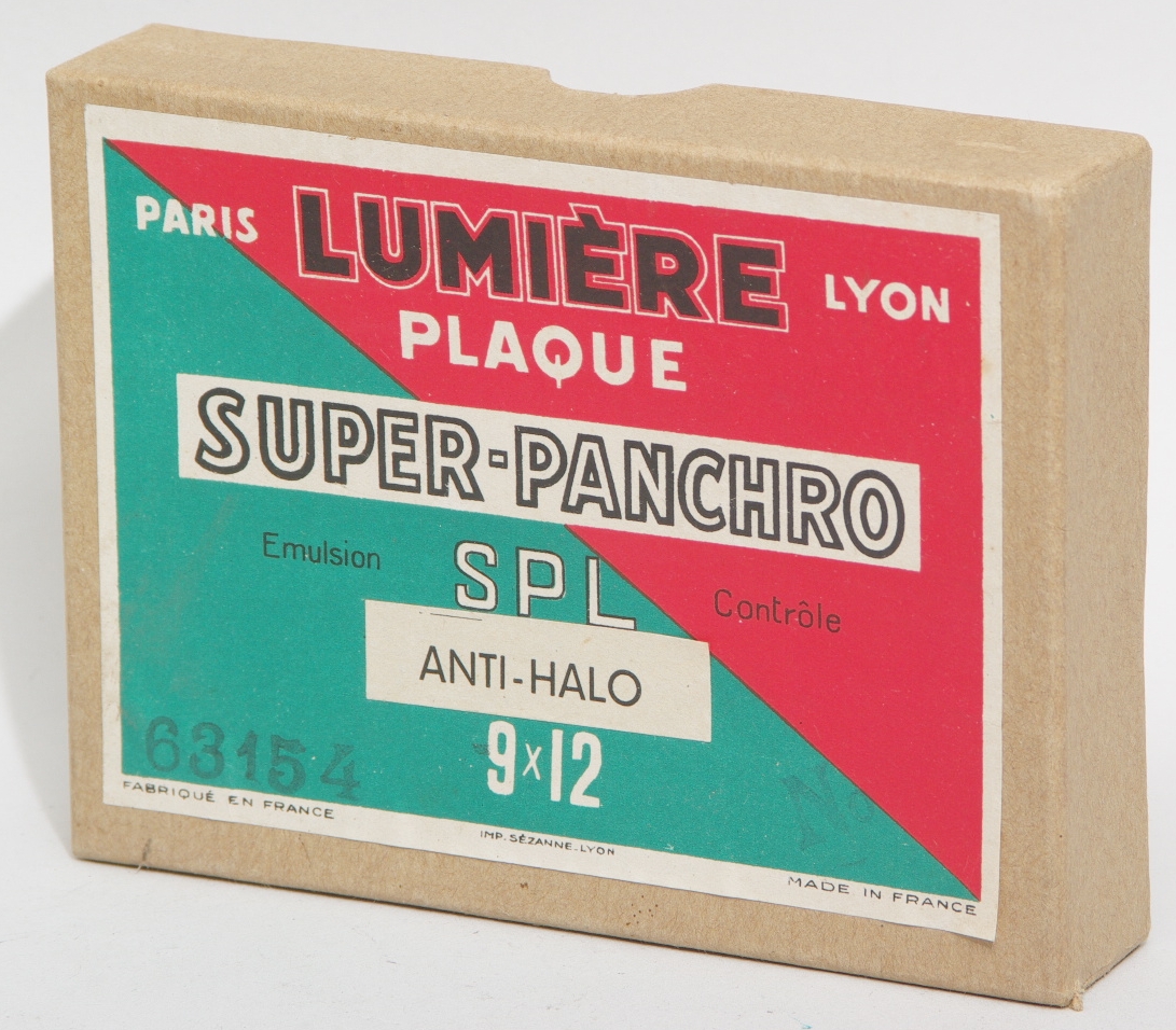 Plaque Super Panchro Lumière SPL - format 9x12 cm