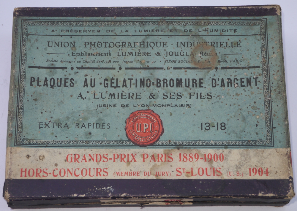 Plaque Etiquette bleue - format 13x18 cm
