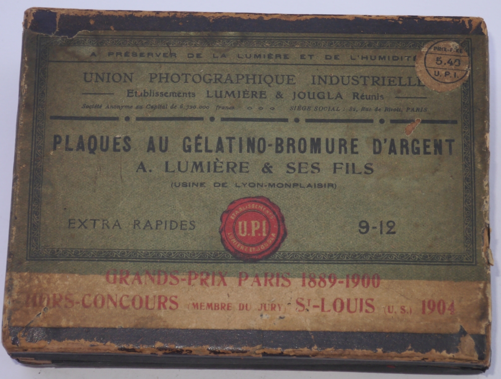 Plaque Etiquette bleue - format 9x12 cm