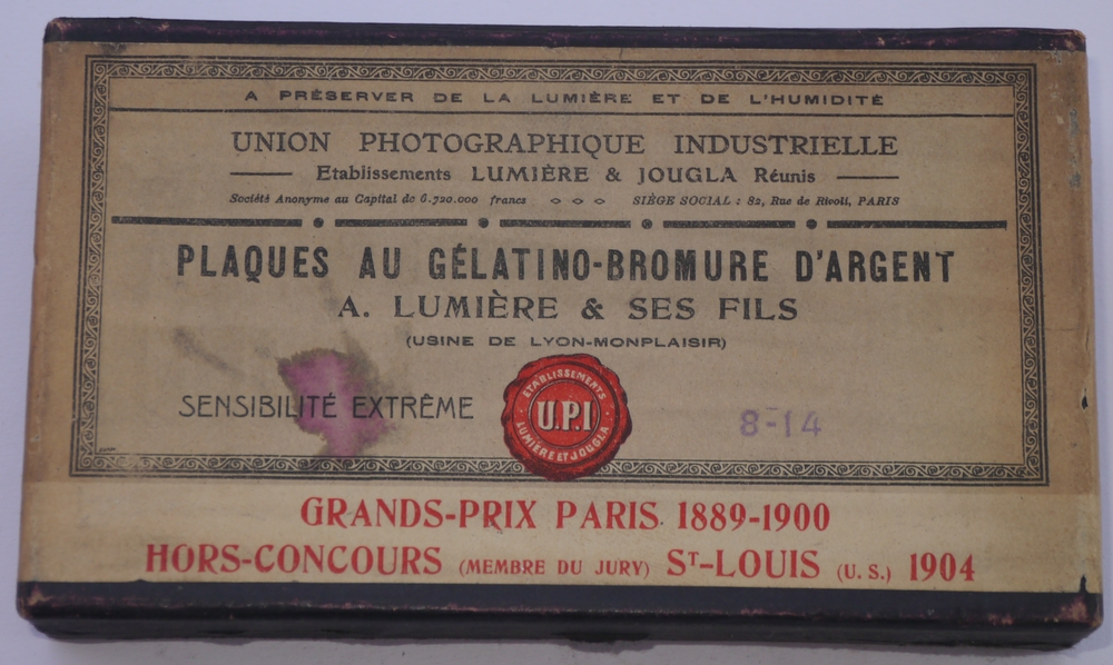 Plaque au Gélatino-Bromure d'Argent - format 8x14 cm