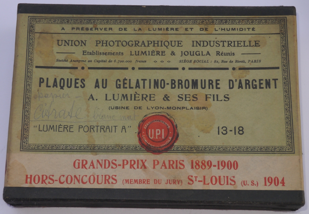 Plaque au Gélatino-Bromure d'Argent - format 13x18 cm