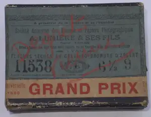 Plaque Etiquette bleue - format 6,5x9 cm