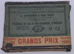 Plaque Etiquette bleue - format 9x12 cm