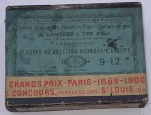 Plaque Etiquette bleue - format 9x12 cm