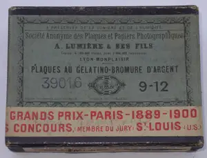 Plaque Etiquette bleue - format 9x12 cm