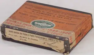 Plaque Etiquette orange - format 9x12 cm