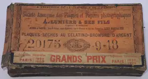 Plaque au Gélatino-Bromure d'Argent - format 9x18 cm