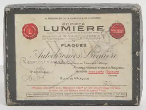 Plaque Autochrome - format 6,5x9 cm