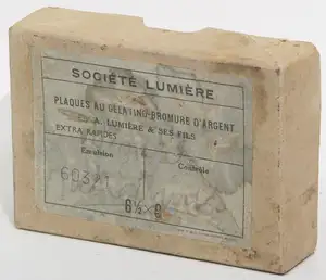 Plaque Etiquette bleue - format 6,5x9 cm