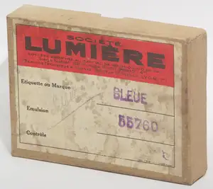 Plaque Etiquette bleue - format 9x12 cm