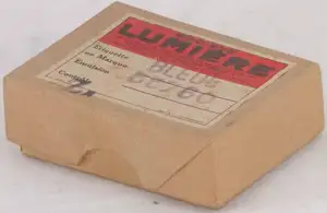 Plaque Etiquette bleue - format 4x6,5 cm