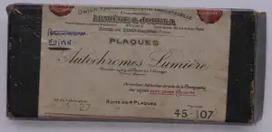Plaque Autochrome - format 45x107 mm