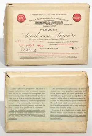 Plaque Autochrome - format 6,5x9 cm