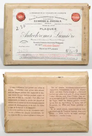 Plaque Autochrome - format 6,5x9 cm