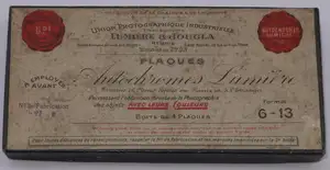 Plaque Autochrome - format 6x13 cm