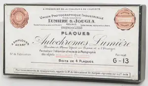 Plaque Autochrome - format 6x13 cm