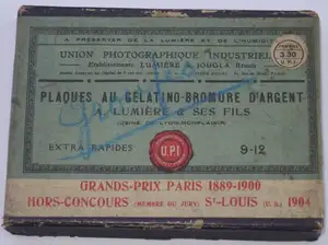 Plaque Etiquette bleue - format 9x12 cm