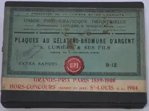 Plaque Etiquette bleue - format 9x12 cm