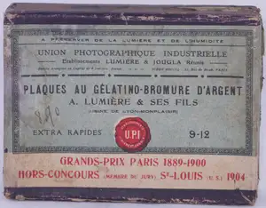 Plaque Etiquette bleue - format 9x12 cm