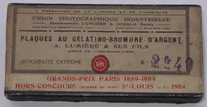 Plaque au Gélatino-Bromure d'Argent - format 6x13 cm